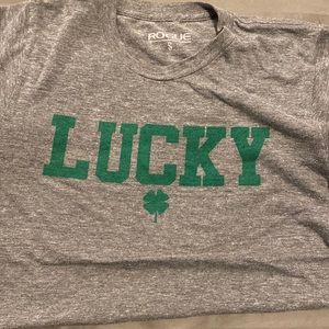 Rogue Fitness “Lucky” tee sized S